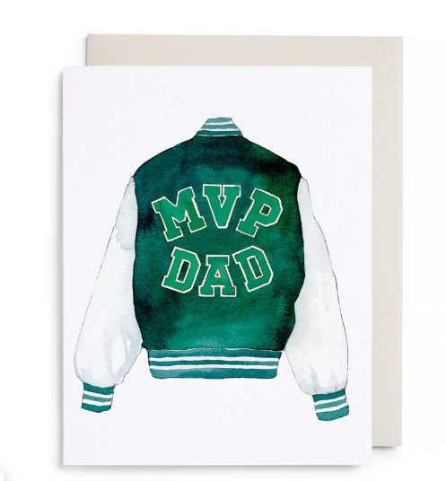 MVP Varsity Jacket Father's Day Card