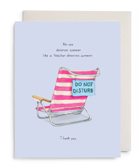 Beach Teach Card
