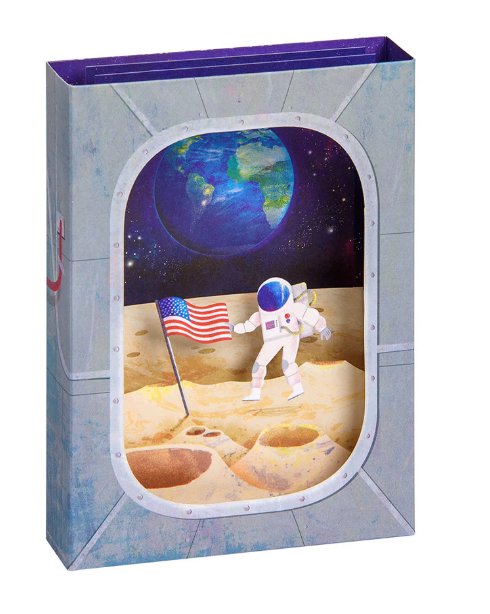 Moon Landing 3D Card
