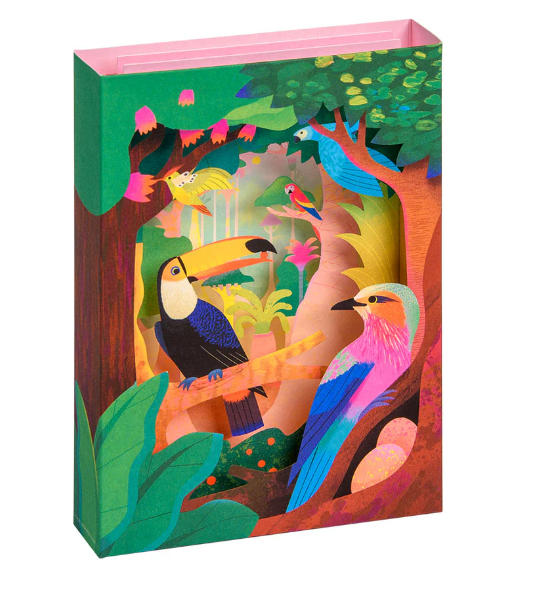 Birds of the Amazon 3D Card