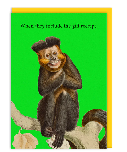 Gift Receipt Card