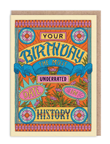 Underrated Date Card