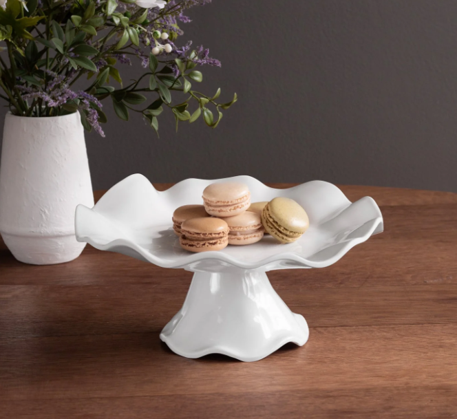 2951 MEL VIDA Havana Small Pedestal Cake Plate