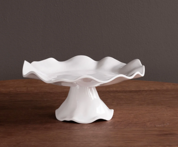 2951 MEL VIDA Havana Small Pedestal Cake Plate
