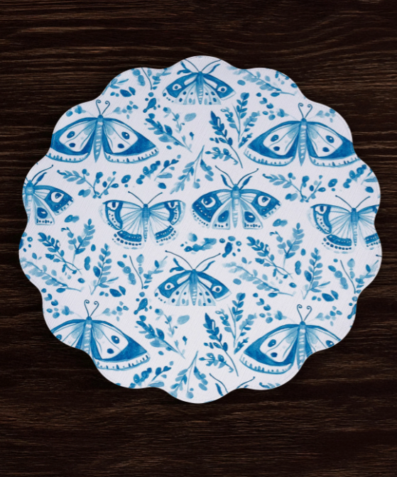 3129 VIDA Placemat Set of 4 | Ginger Jar & Butterflies