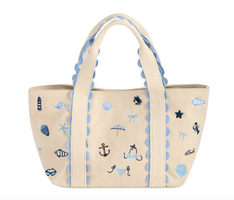 Coastal Icons Mini Tote