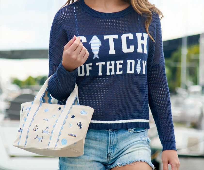 Coastal Icons Mini Tote