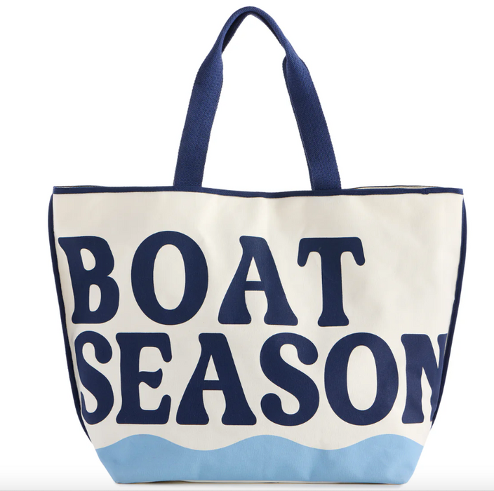 Ivory Boat Season Tote