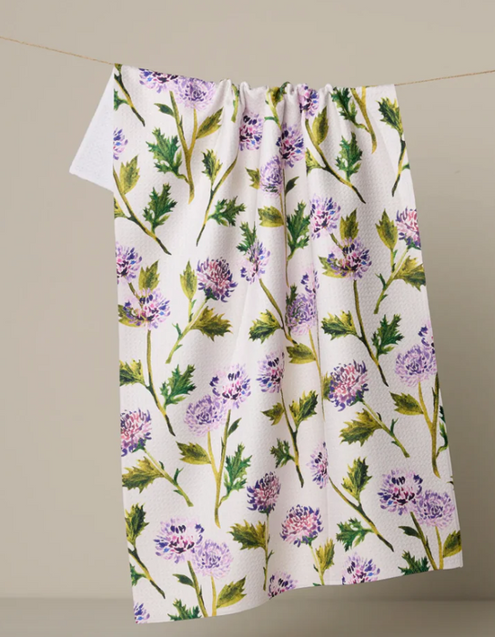 Geometry Tea Towel | Blooming Thistle