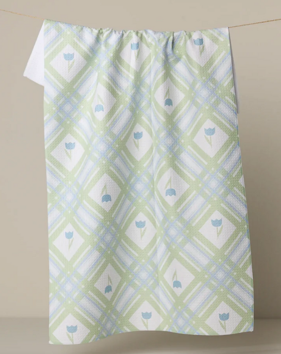Geometry Tea Towel | Tulip Lattice