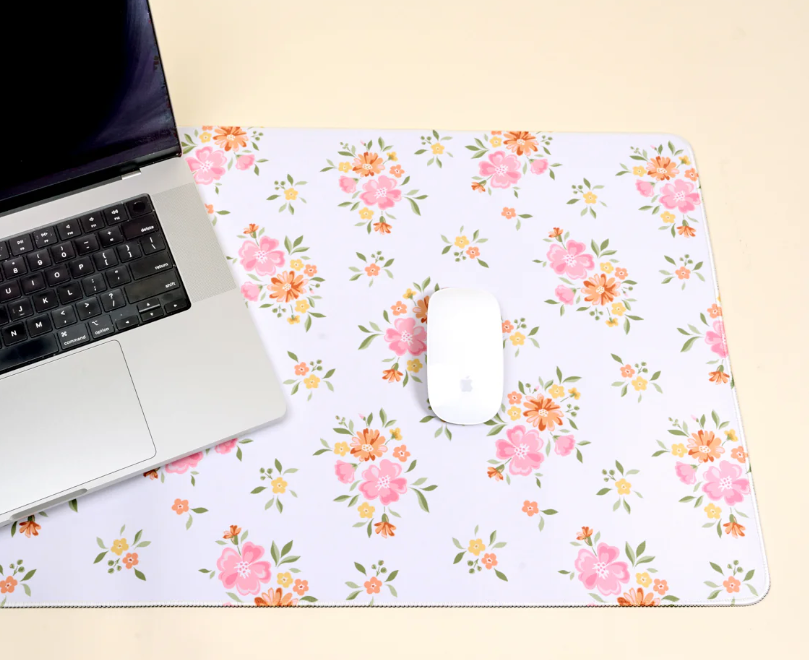 Cream Endless Daydream Desk Mat