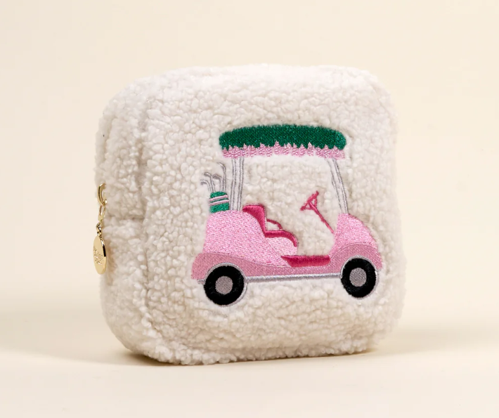 Golf Cart Teddy Pouch
