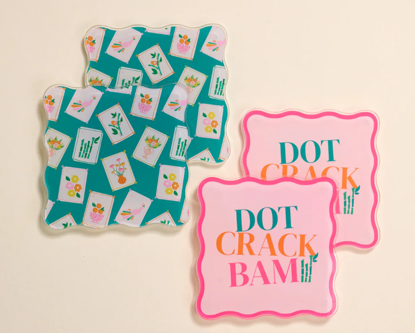 It's Mahj Time Coaster Set