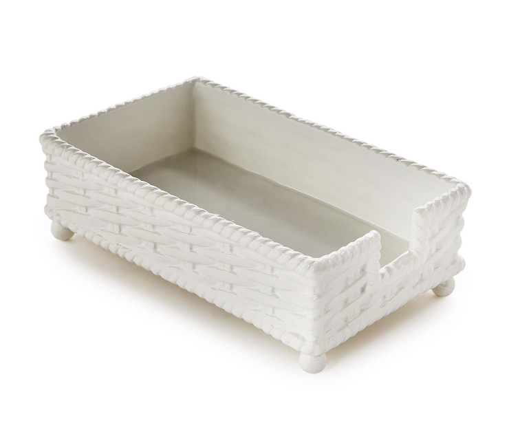 Basketweave Guest Towel Holder