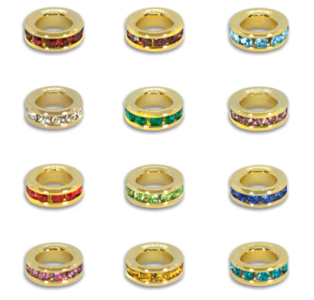 Mini Gold Birthstone Charm
