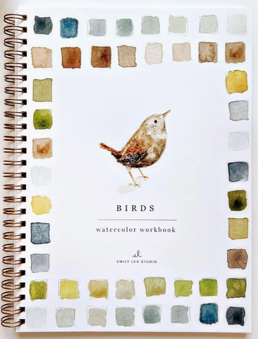 Birds Watercolor Workbook