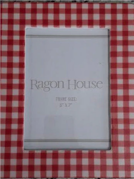 Red Gingham 5x7 Frame