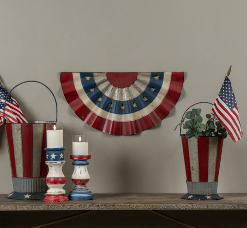 24.5" Metal Americana Bunting