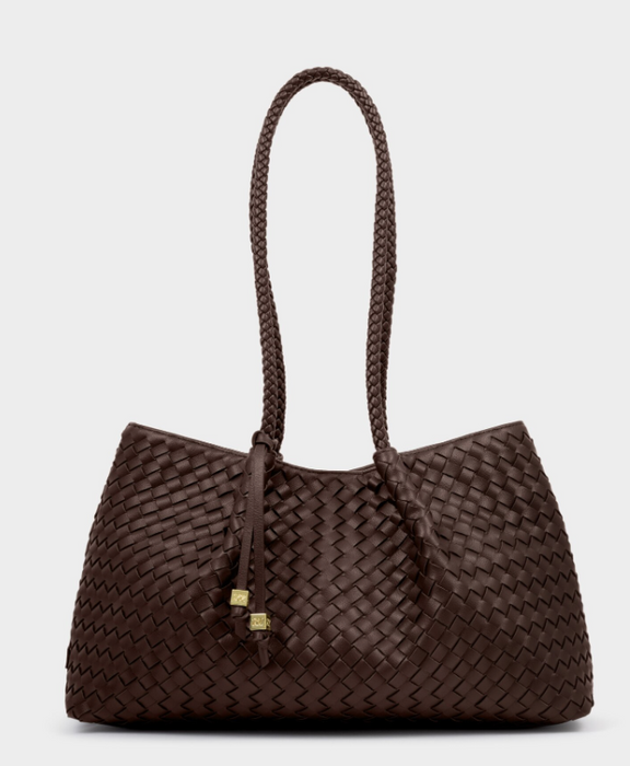 Nova Small Shoulder Tote | Chocolate