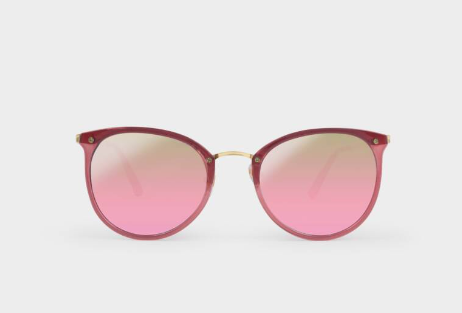 Santorini Sunglasses (116) | Pink Mirrored