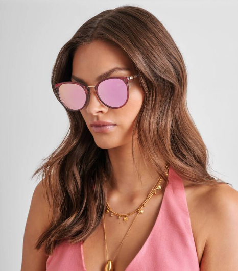 Santorini Sunglasses (116) | Pink Mirrored