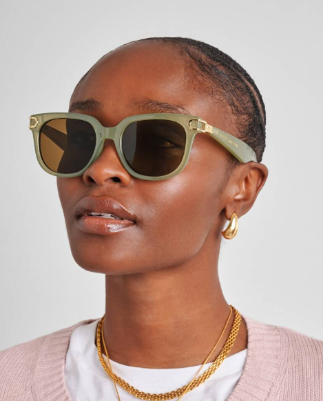 Manhattan Sunglasses (115) | Frosted Green
