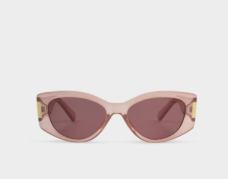 Rimini Sunglasses (117) | Pink Transparent