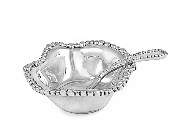BBC 6497 GIFTABLE ORGANIC PEARL Bowl w/Spoon