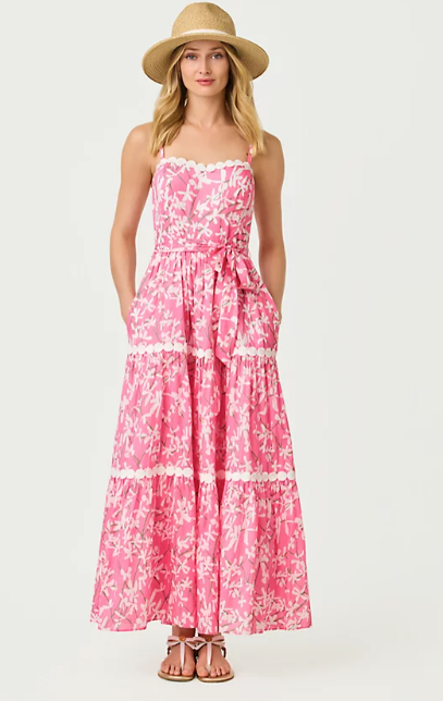 Laney Maxi Dress | Confetti Pink Liza