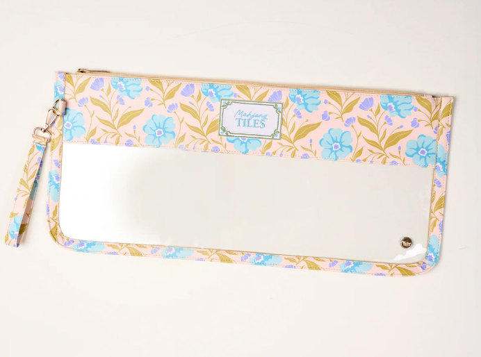 Mahjong Tile Keeper | Aqua Poppin' Petals
