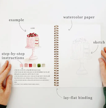 Baking Watercolor Workbook