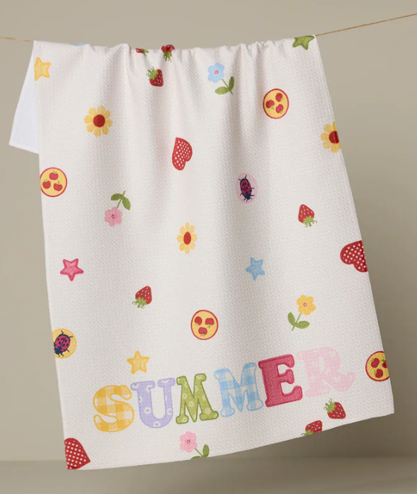 Geometry Tea Towel | Summer Alphabet