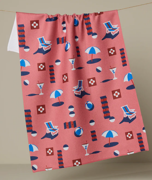 Geometry Tea Towel | Geo Beach