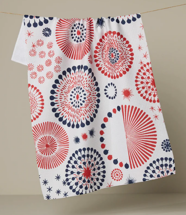 Geometry Tea Towel | Freedom Sparks Multi