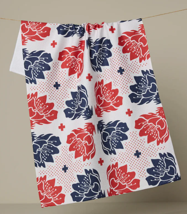Geometry Tea Towel | Founding Floral