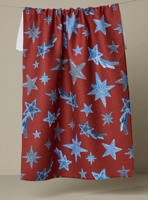 Geometry Tea Towel | Beaded Stars