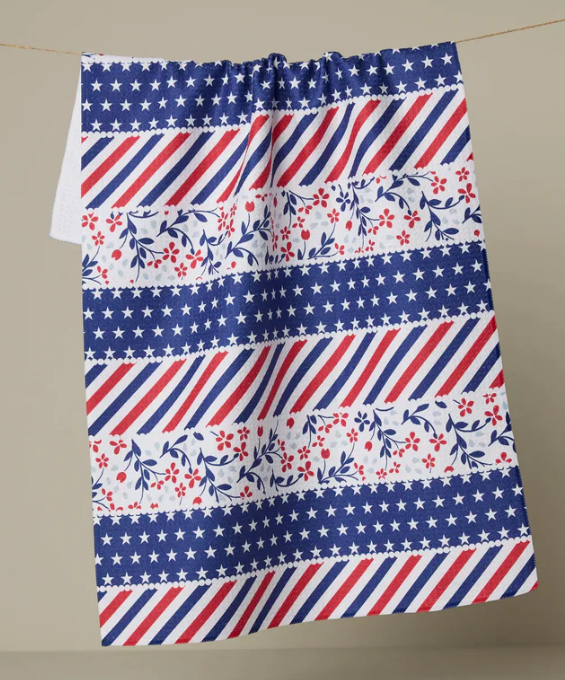 Geometry Tea Towel | Liberty Ribbon