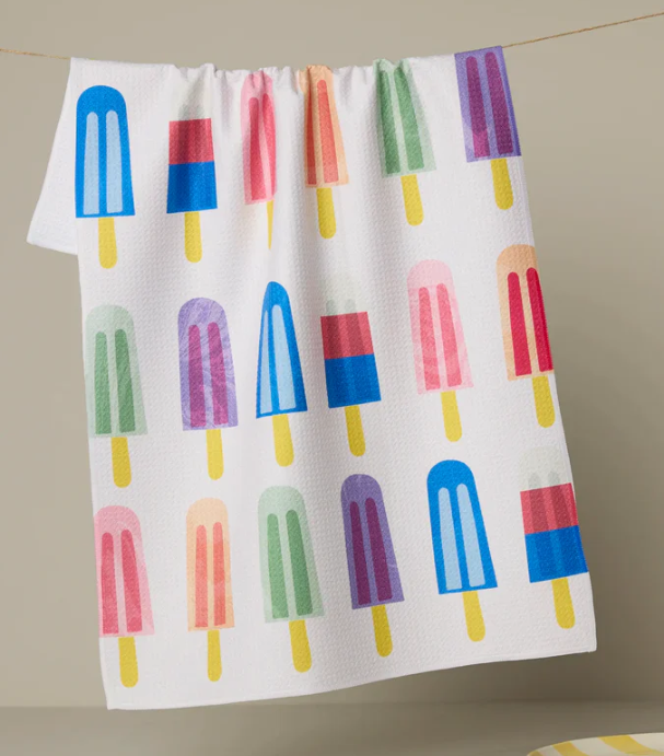 Geometry Tea Towel | Poppy Popsicles