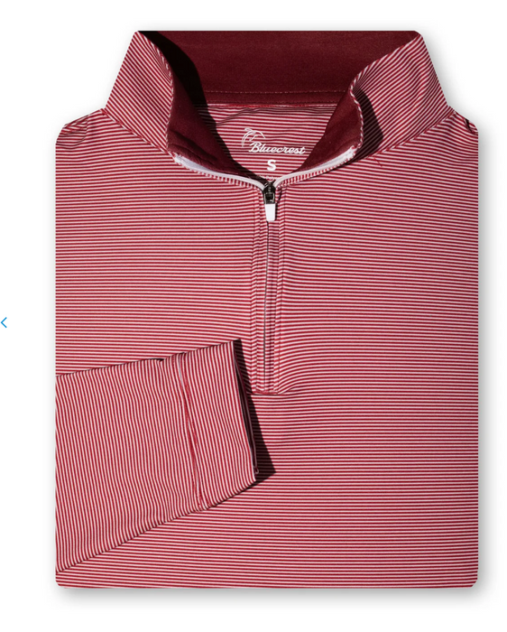 Performance Quarter Zip | Maroon & Gray