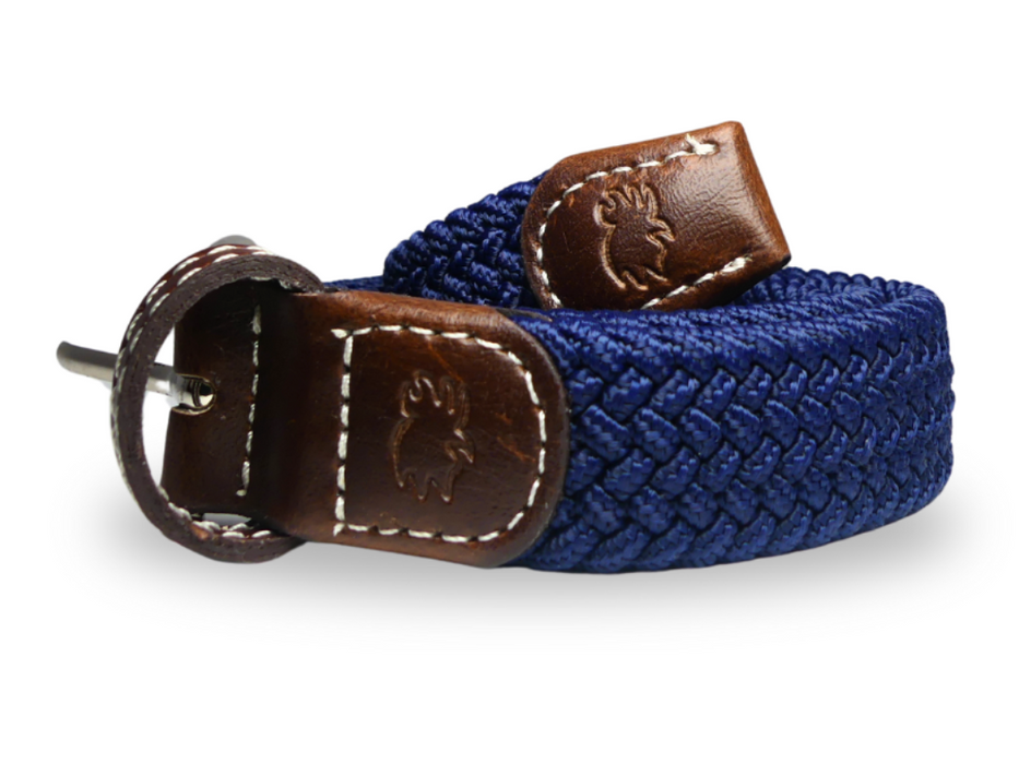 The Lil' Pebble Beach Kid's Solid Woven Stretch Belt