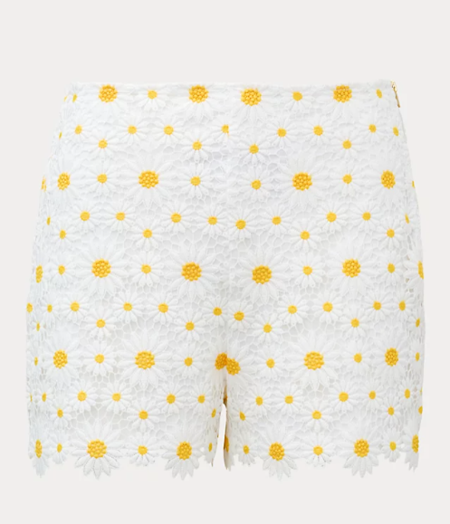 Devra Lace Shorts | Resort White Fresh as a Daisy Lace