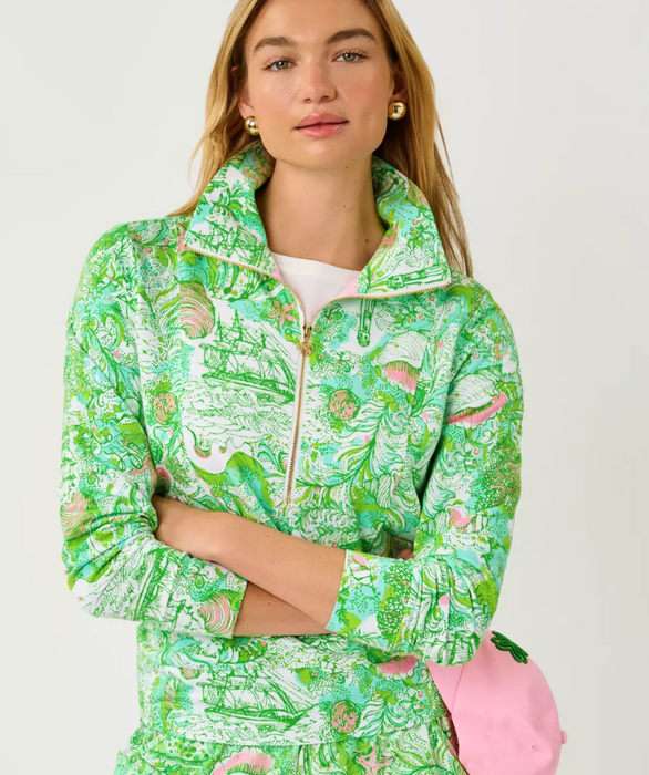 UPF 50+ Eleni Pullover | Resort White Ship To Shore