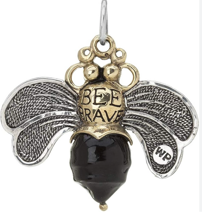 M781-3 Bee Brave Black Pendant