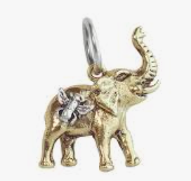 BSE2MS Bee Saved Elephant Charm