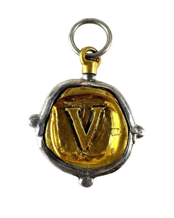 V Voyager Insignia Charm