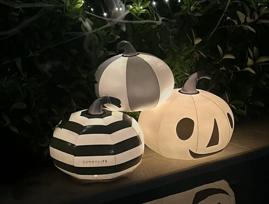 Light Up Pumpkins | Black & White