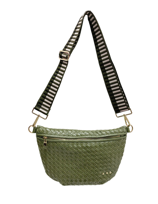 Westlyn Woven Bum Bag | Olive
