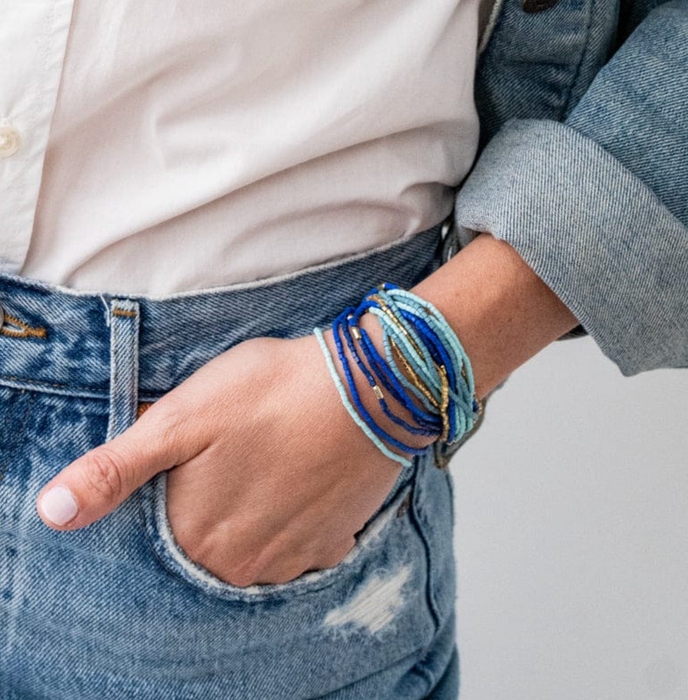 Chelsea Bracelet Set | Blue