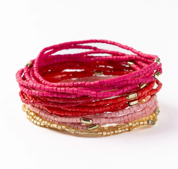 Chelsea Bracelet Set | Pink