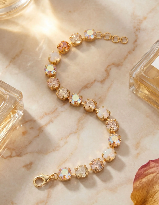 Sienna Tennis Bracelet | Golden Goddess